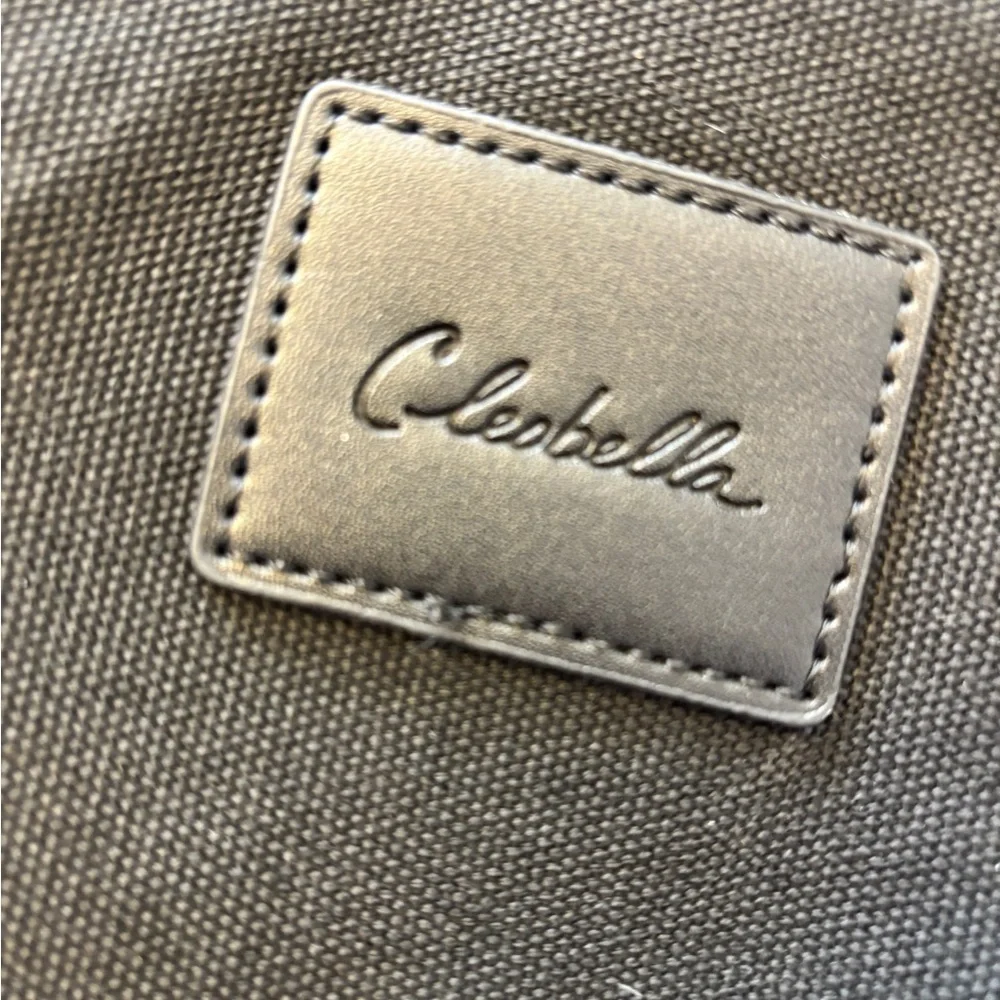 Cleobella Black nearly perfect cancas Tote Bag large